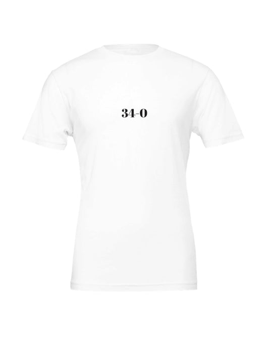 34-0 T-shirts